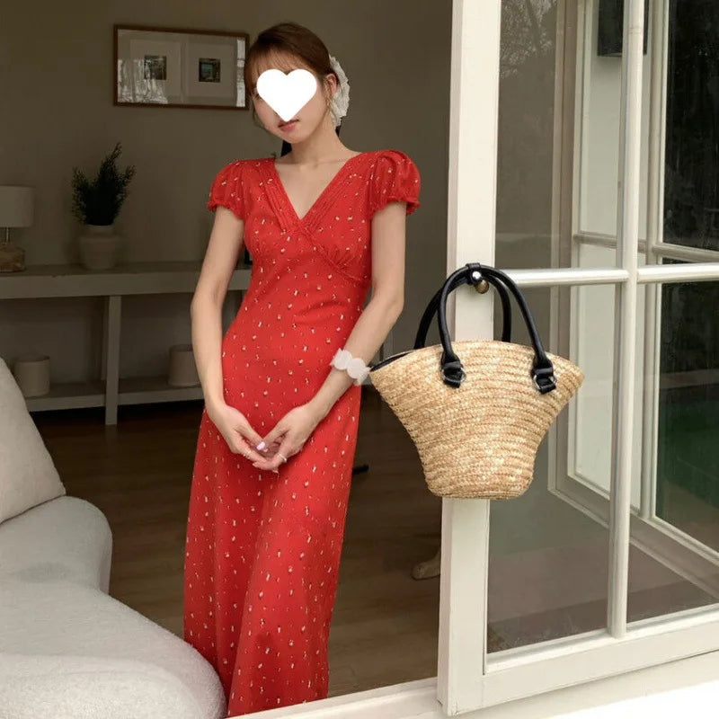 Buttercup Trail — Lacy Tie-Back Maxi