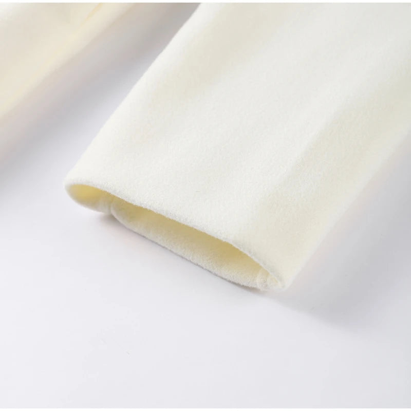 Frosted Cloud Coat– Dreamy Lace-Up Luxury