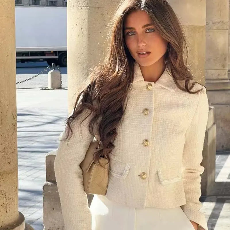 Alondra Sophisticated Tweed Jacket