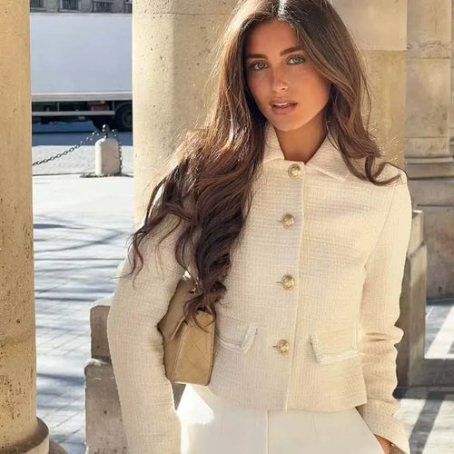 Alondra Sophisticated Tweed Jacket