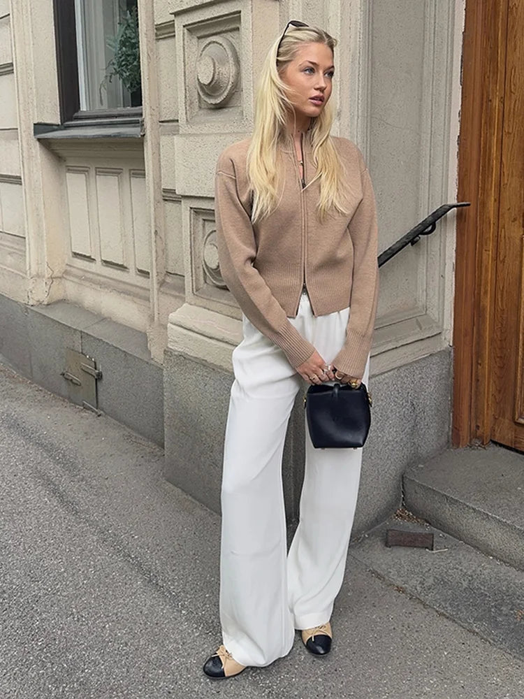 The Colette Zip-Up Cardigan