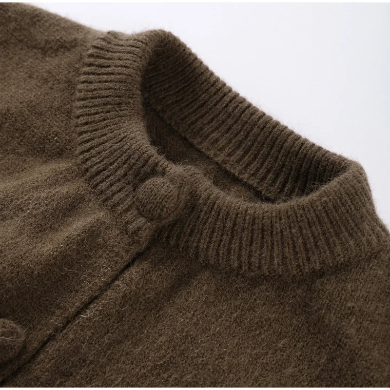 Noraye Cardigan – A Winter Classic in Silken Thread