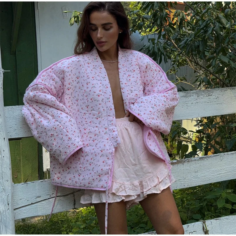 Marivelle Floral Cotton Jacket