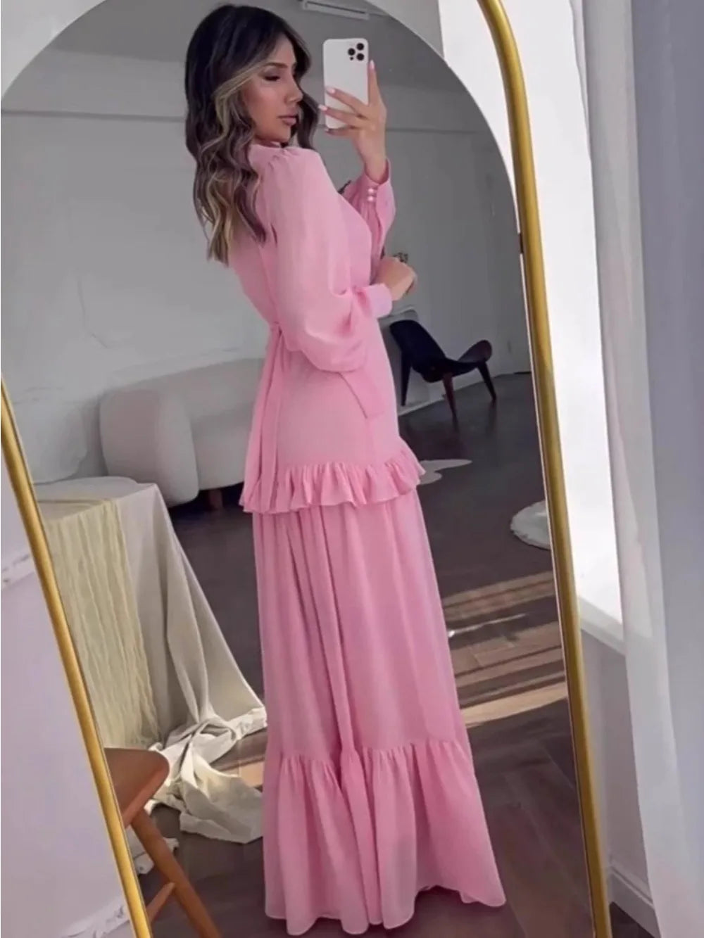 The Celmira Dress – Softly Structured with Feminine Silhouette