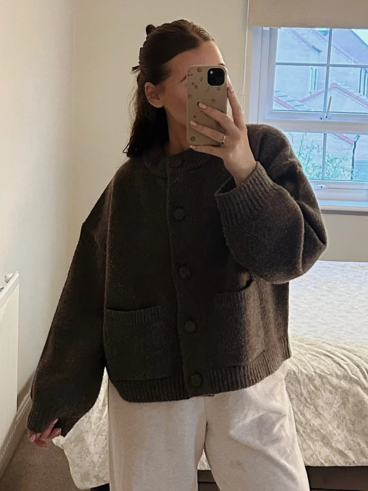 Noraye Cardigan – A Winter Classic in Silken Thread