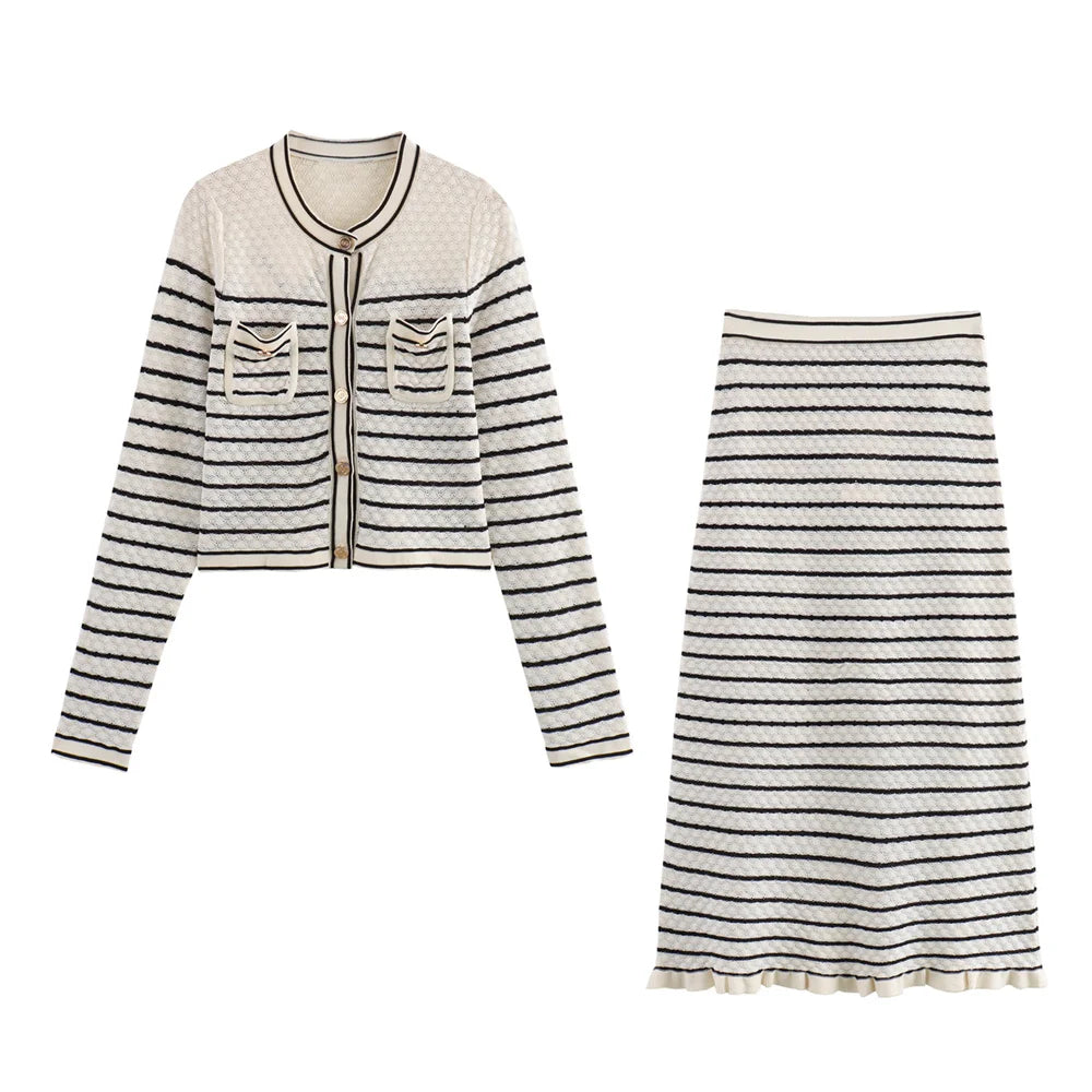 The Seraphine Twin Knit Set