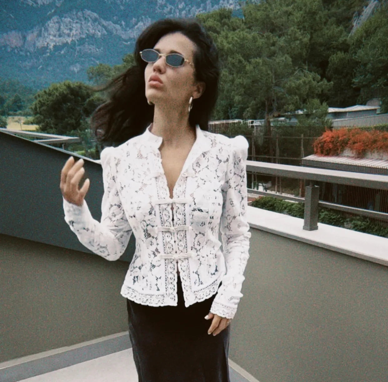 Ophelia Vintage Lace Shrug