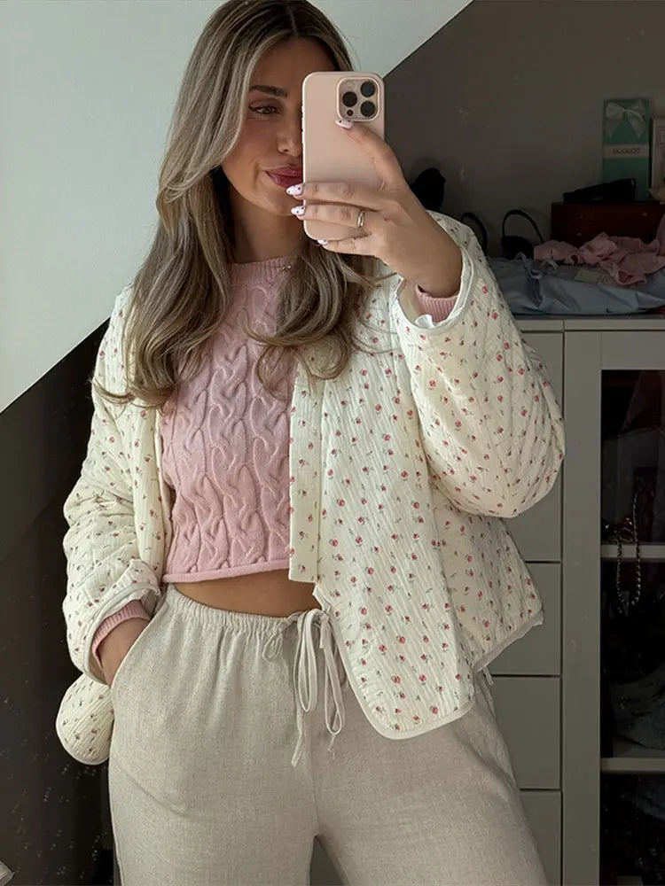 Marivelle Floral Cotton Jacket