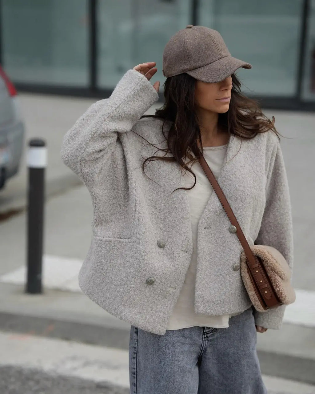 The Bianca Jacket- Double Breasted Wool Coat
