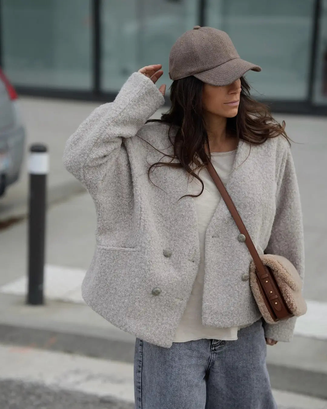 The Bianca Jacket- Double Breasted Wool Coat