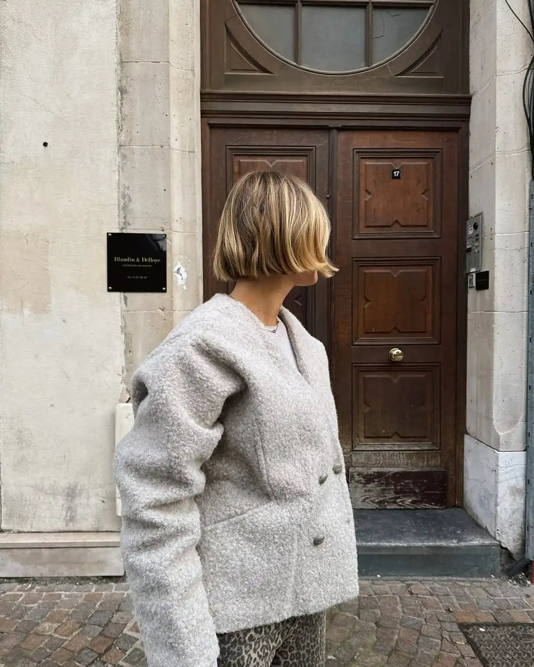 The Bianca Jacket- Double Breasted Wool Coat