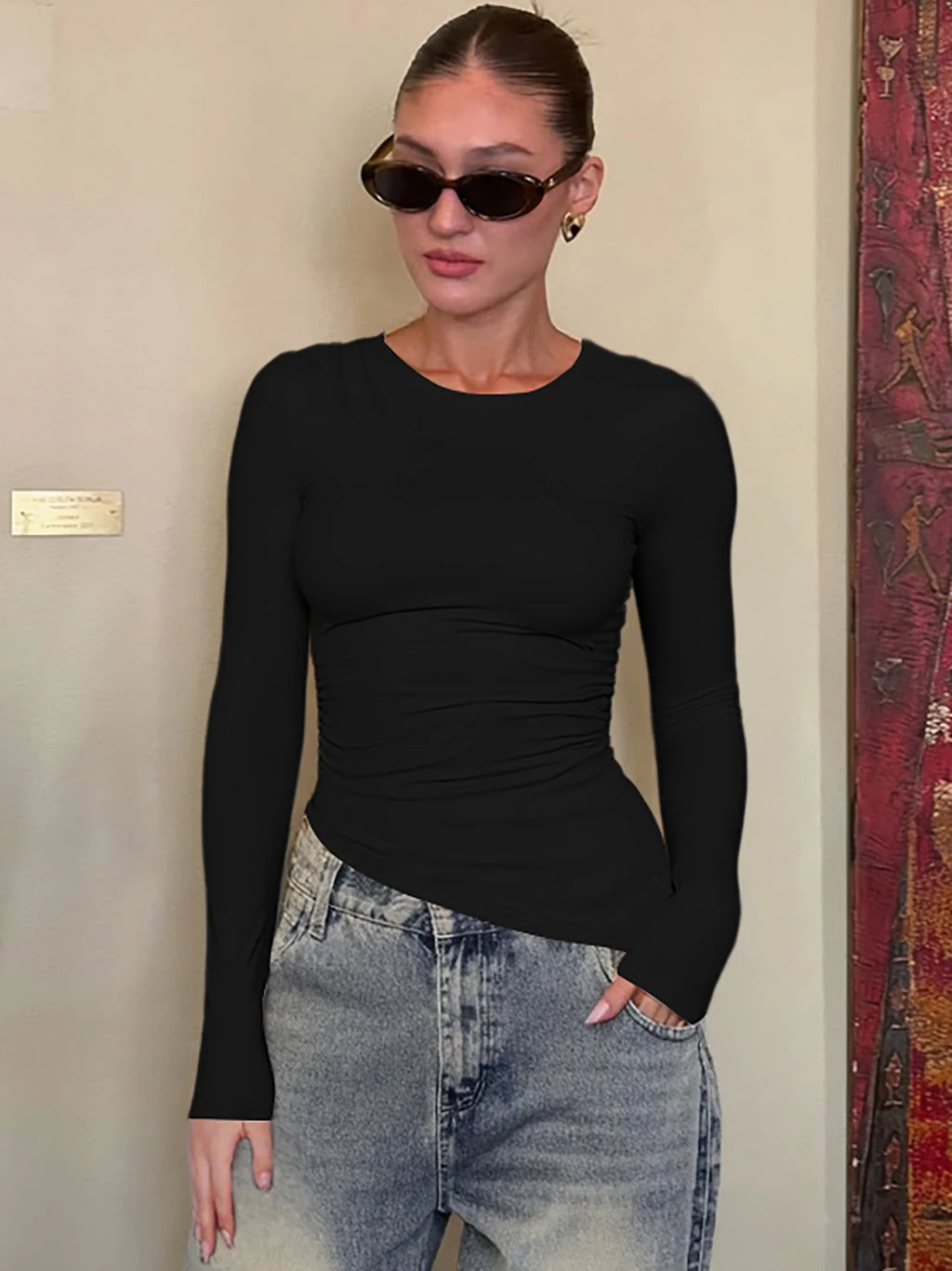 The Isolde Asymmetric Slim Top