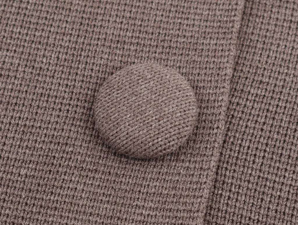 Tailored Knit Button-Down with Polished Silhouette