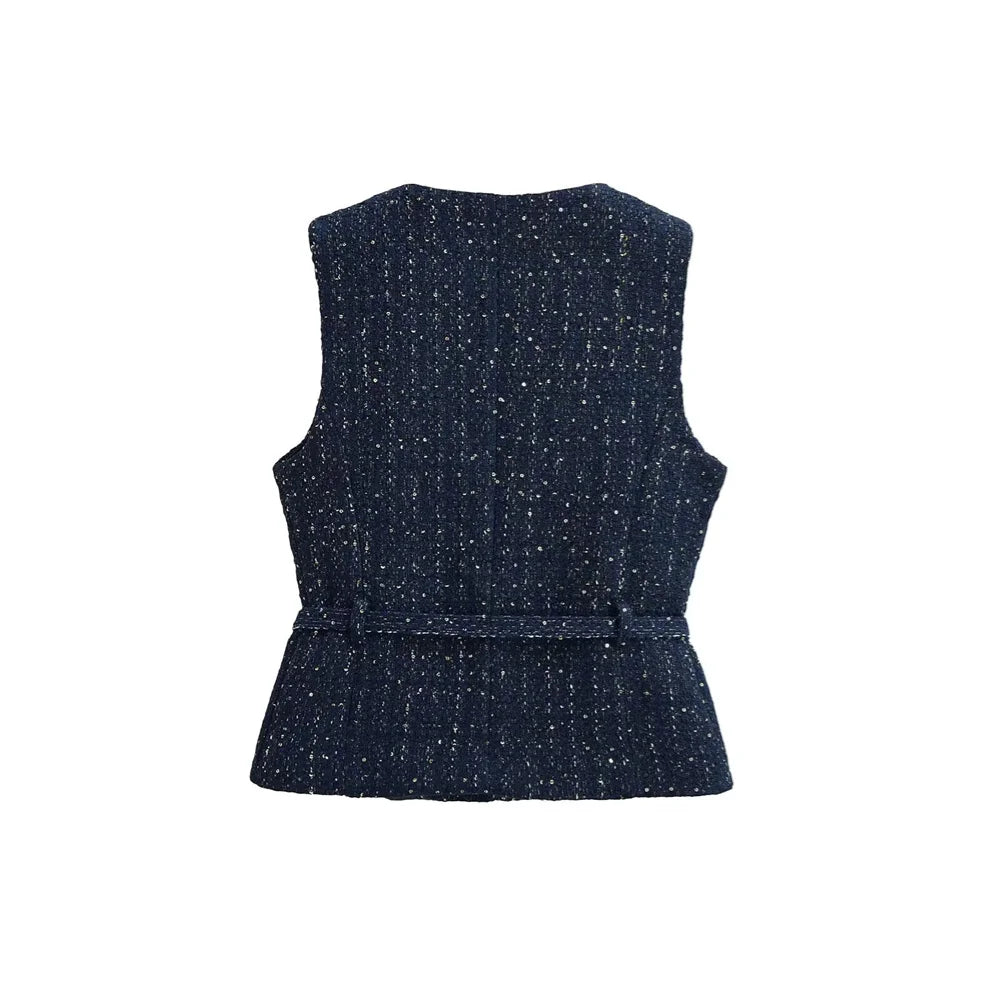 The Elara Minimalist Buckle Tank