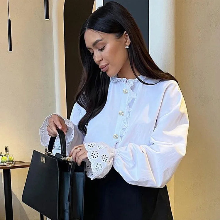 Lucienne Autumn Ruffle Shirt