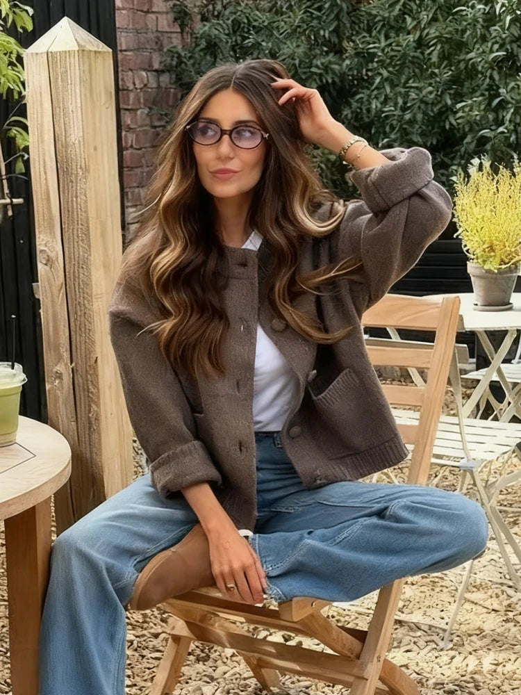 Noraye Cardigan – A Winter Classic in Silken Thread