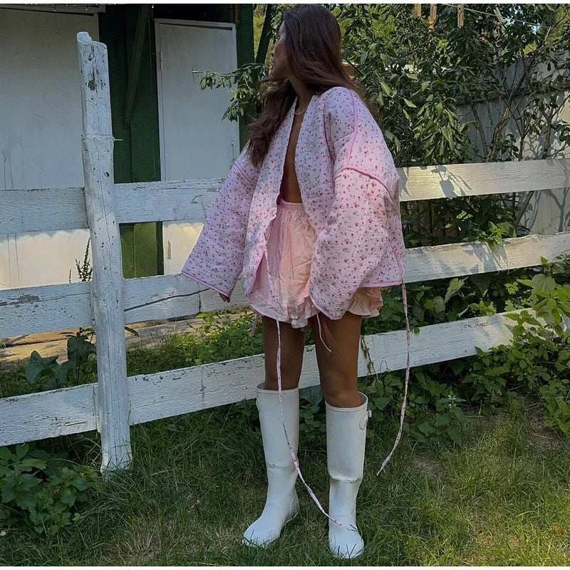 Marivelle Floral Cotton Jacket