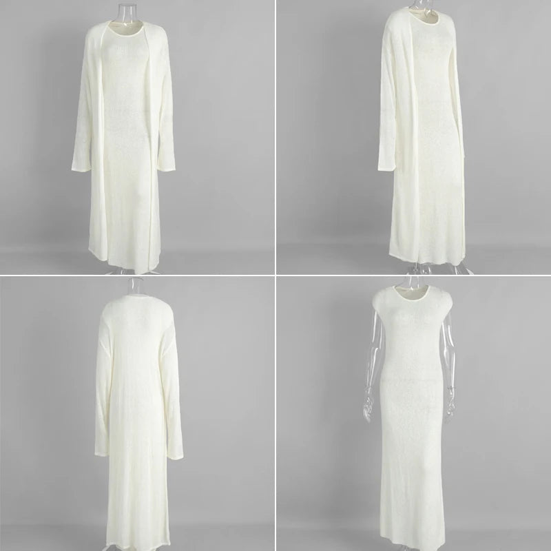 Dreamy Two-Piece Cardigan & Dress