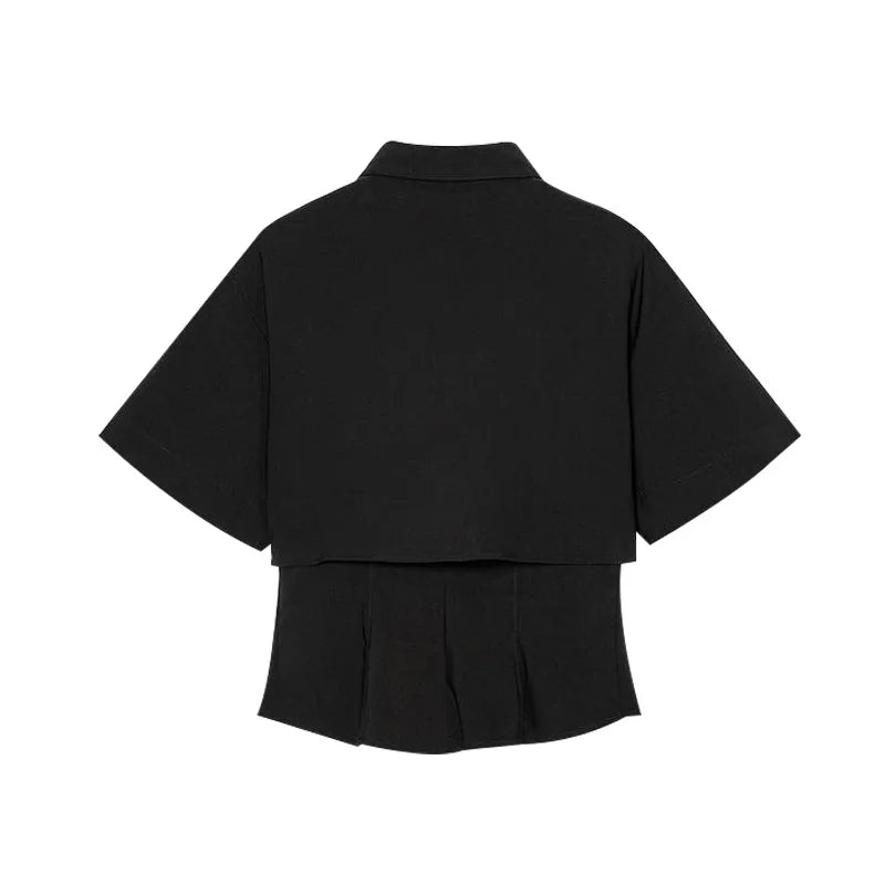 Selene Tailored Slim Lapel Blouse