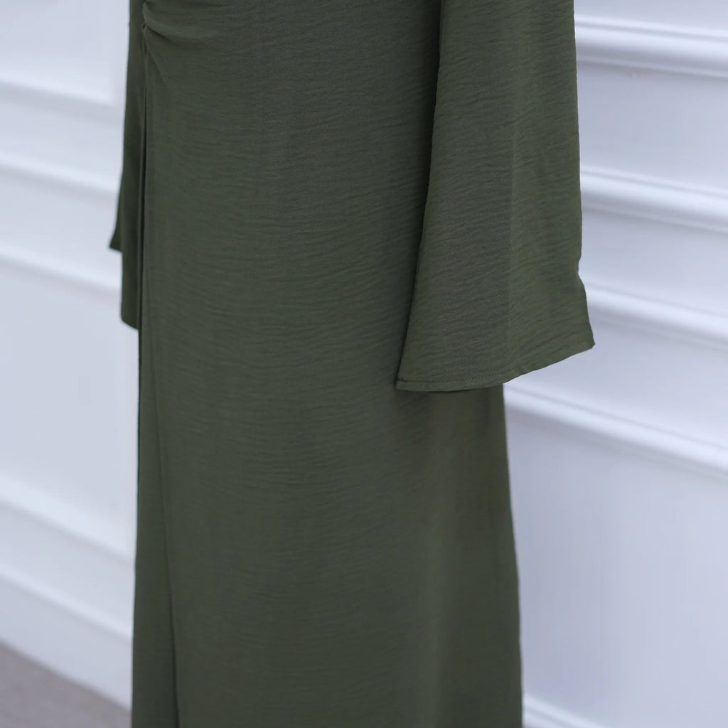 Arabic-Inspired Flow Robe with Draped Silhouette