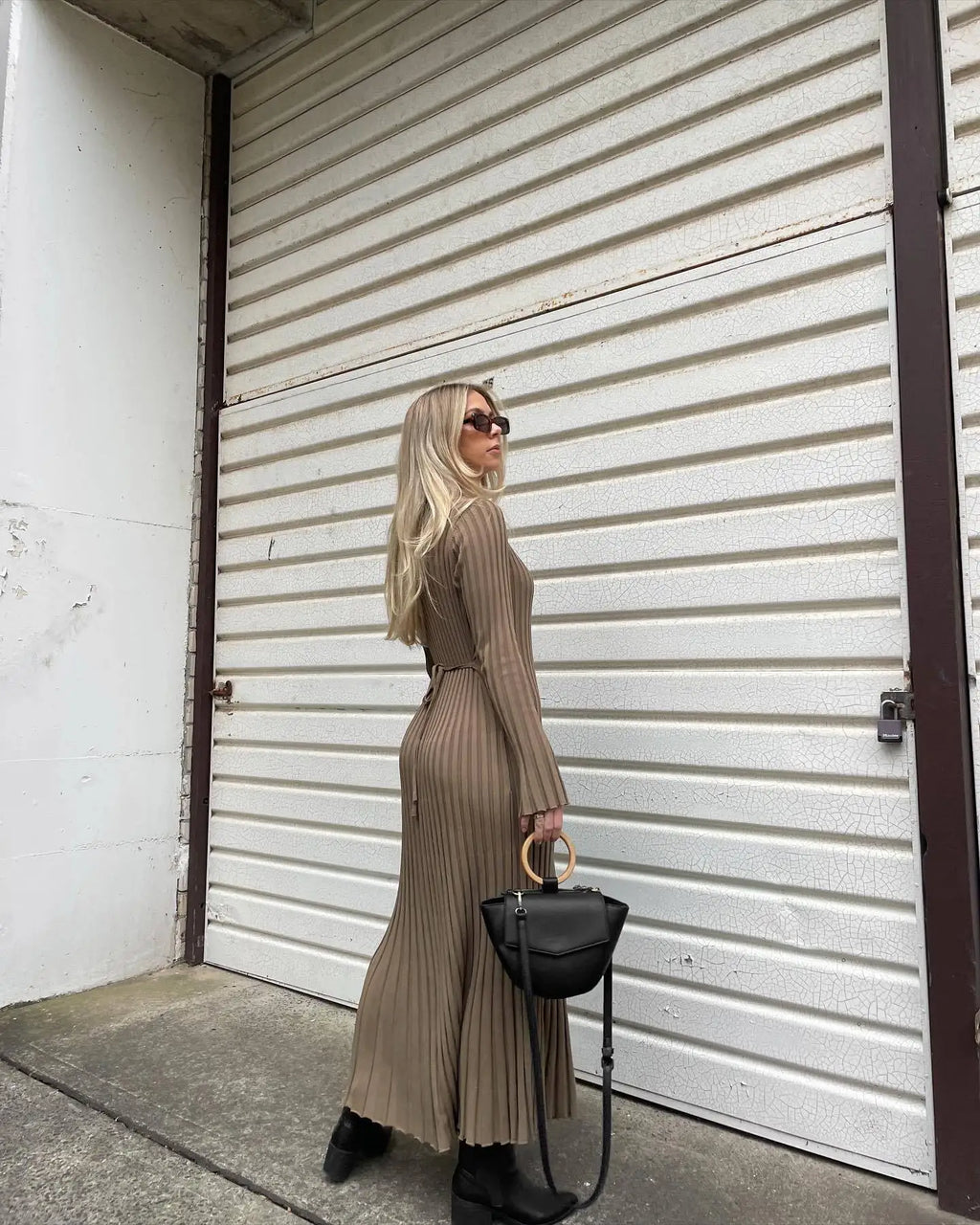 Isolde Elegant Loose Knit Dress