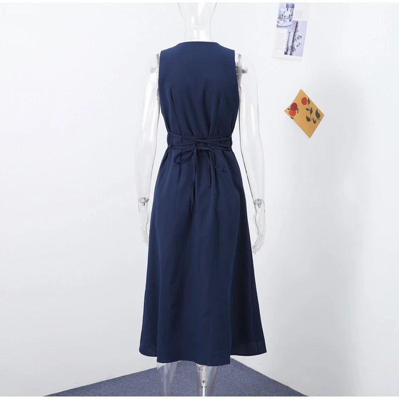Marivelle Lace-Up Resort Dress