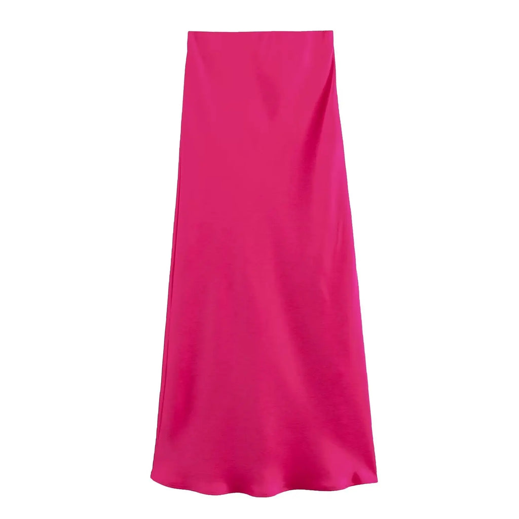 The Marcelline European Satin Midi
