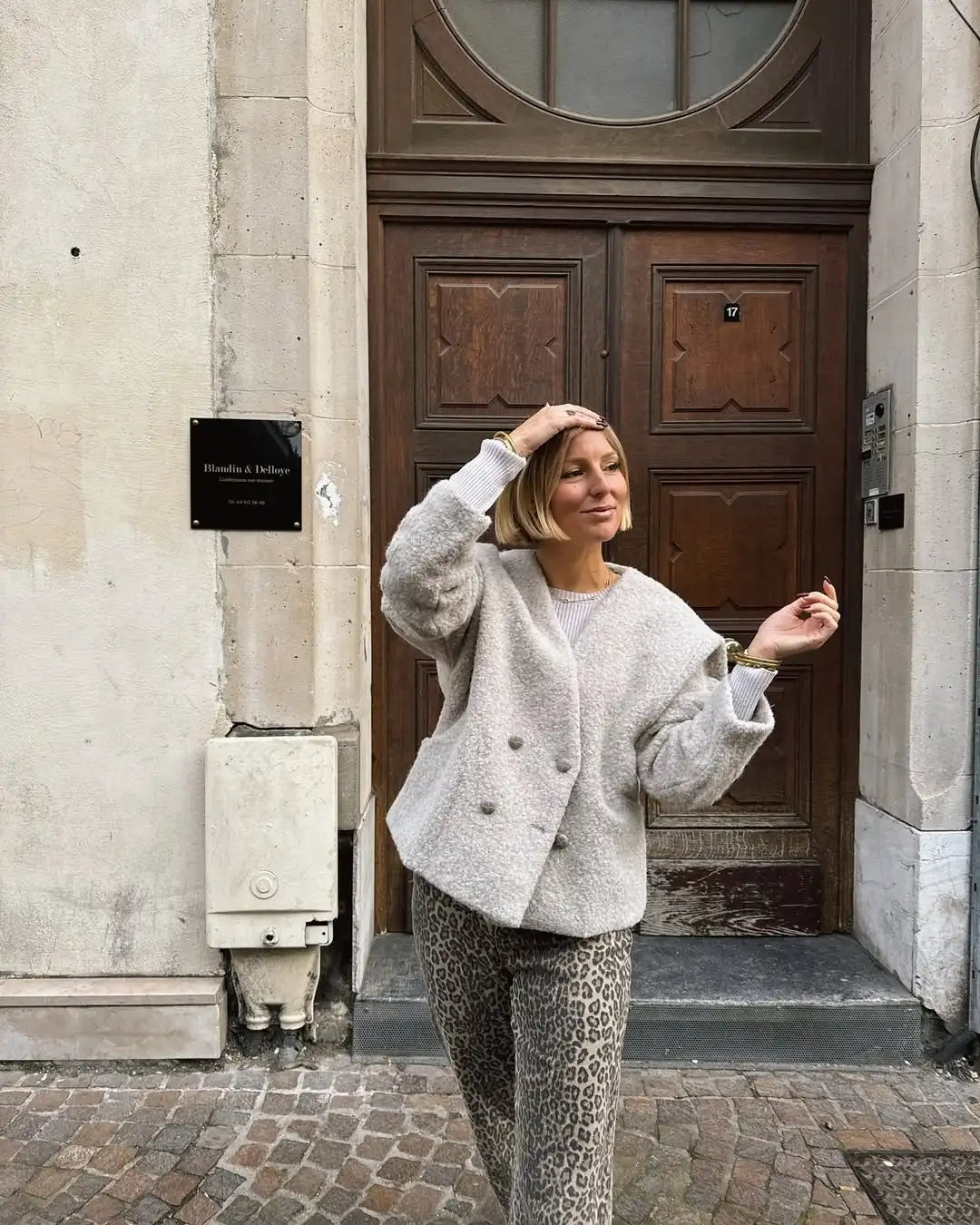 The Bianca Jacket- Double Breasted Wool Coat