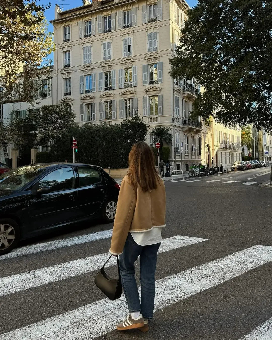 The Adriane Coat – Round Neck Wool Blend Jacket