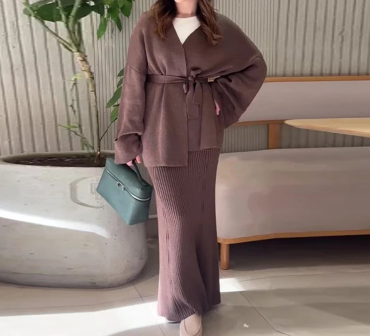 The Callista Flare Knit Co-Ord
