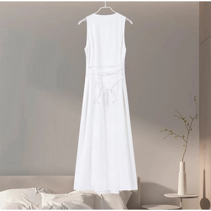 Marivelle Lace-Up Resort Dress