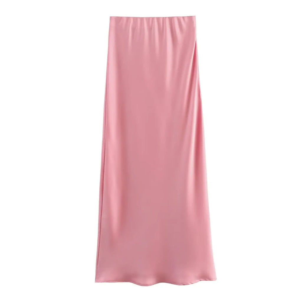 The Marcelline European Satin Midi