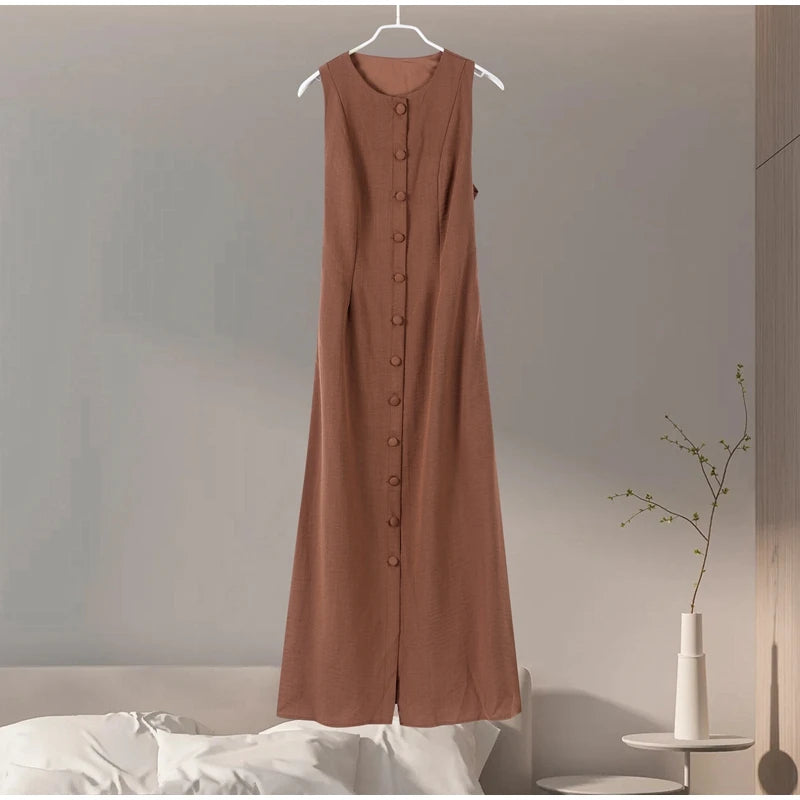 Marivelle Lace-Up Resort Dress