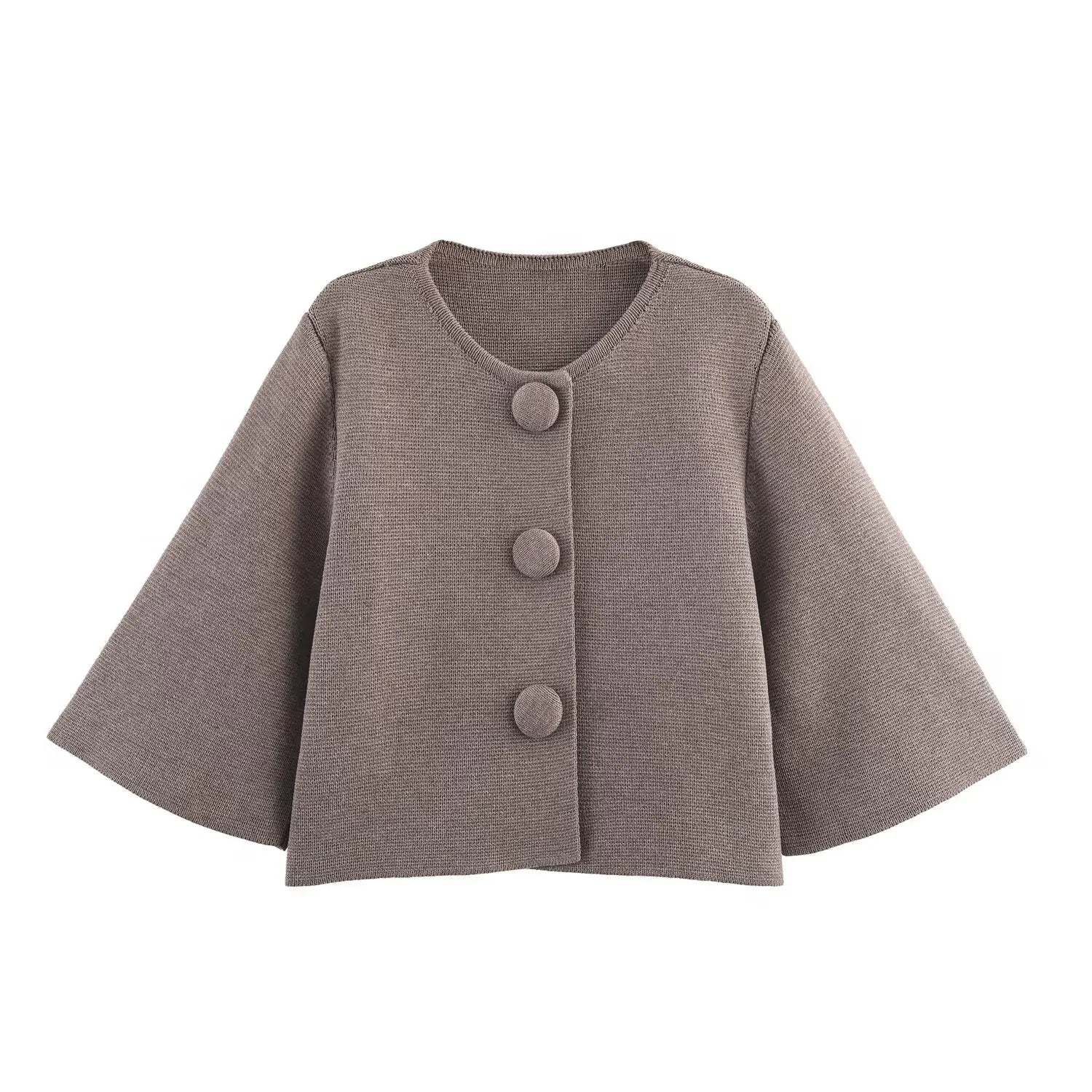 Tailored Knit Button-Down with Polished Silhouette