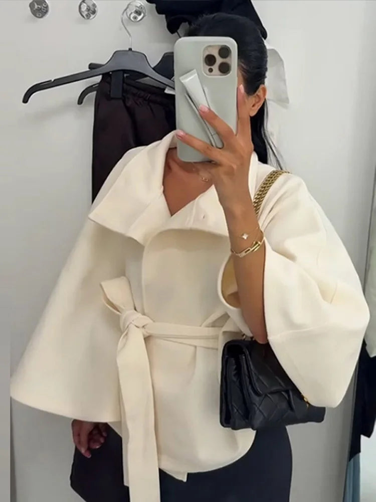 Sabine 1975 Classic Wool Blend Cape