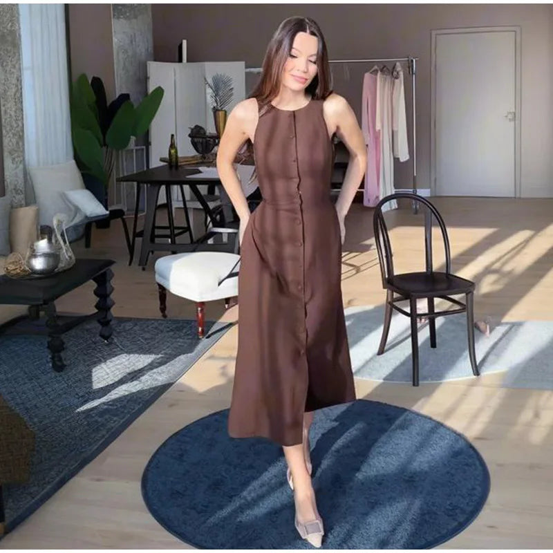 Marivelle Lace-Up Resort Dress